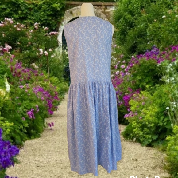 Vintage 80s Floral Summer Dress - Picture 2 of 4